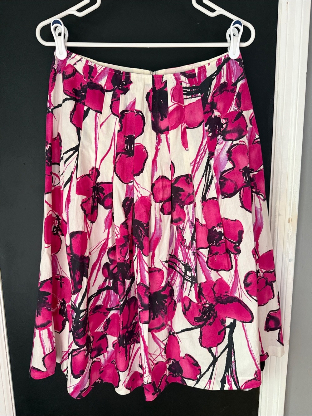 LAFAYETTE 148 New York Floral Cotton Lined Skirt Size: 6